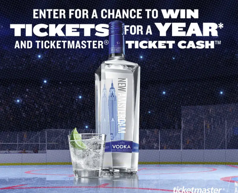 New Amsterdam Vodka Tickets For A Year