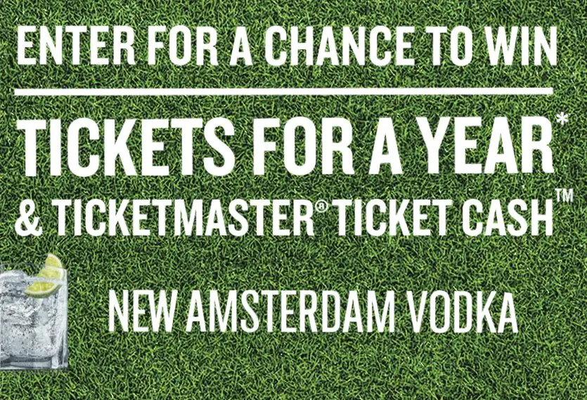 New Amsterdam Vodka Tickets for a Year