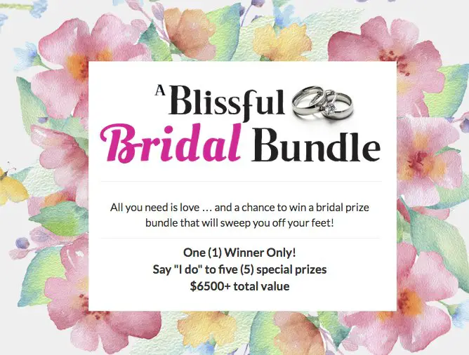 New Bride Travel Package to Win!