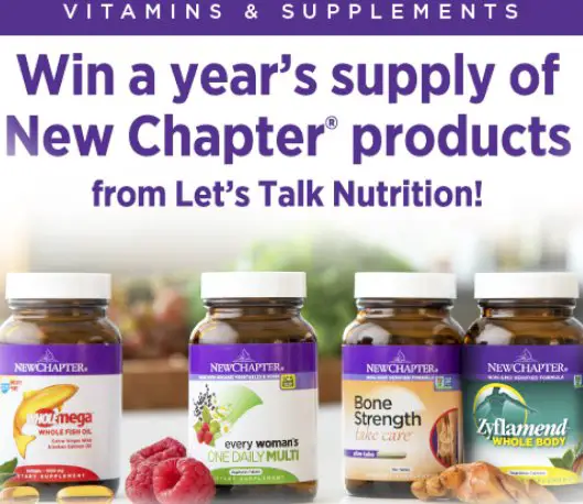 New Chapter Giveaway