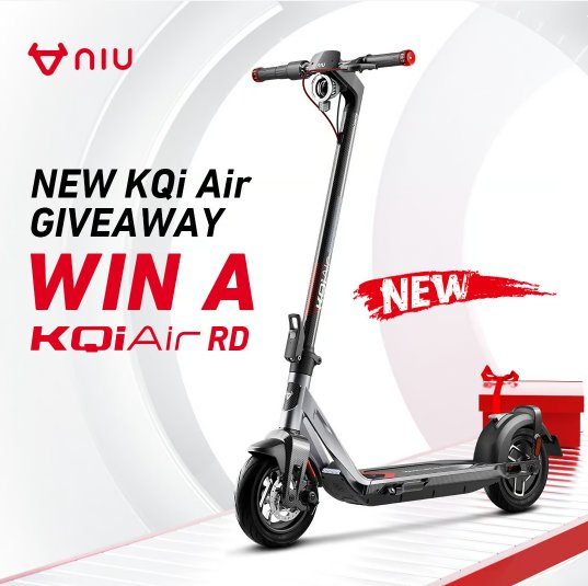New KQi Air RD Giveaway – Win A KQi Air RD Electric Scooter