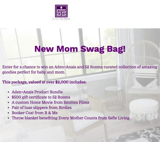 New Mom Swag Bag