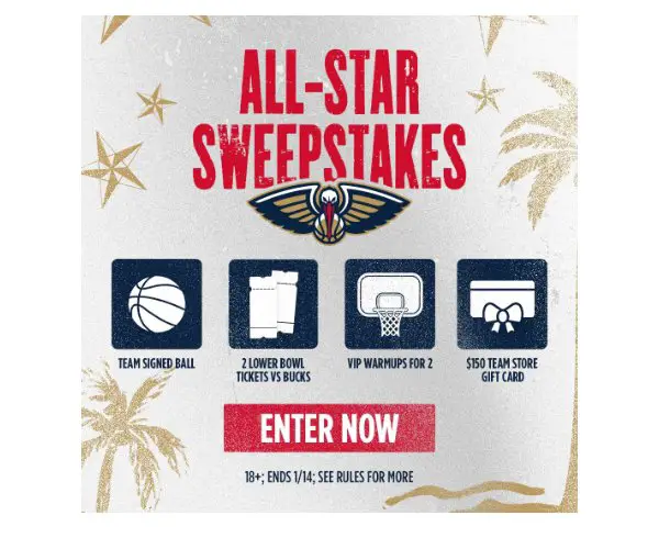 New Orleans Pelicans 2025-26 All-Star Sweepstakes - Win Two Regular Season Game Tickets & More