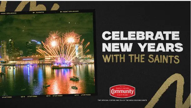 New Orleans Saints New Year's Eve Away Game Sweepstakes - Win A VIP Away Game Trip