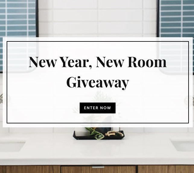 New Year, New Room Giveaway