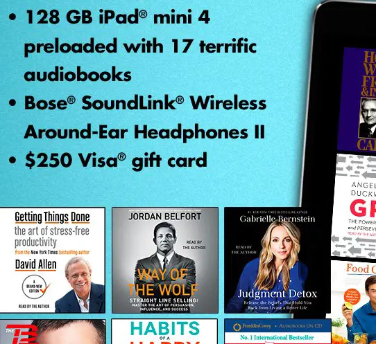 New Year New You 2018 Audiobook Sweepstakes