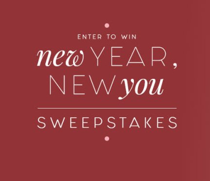 New Year, New You Sweepstakes