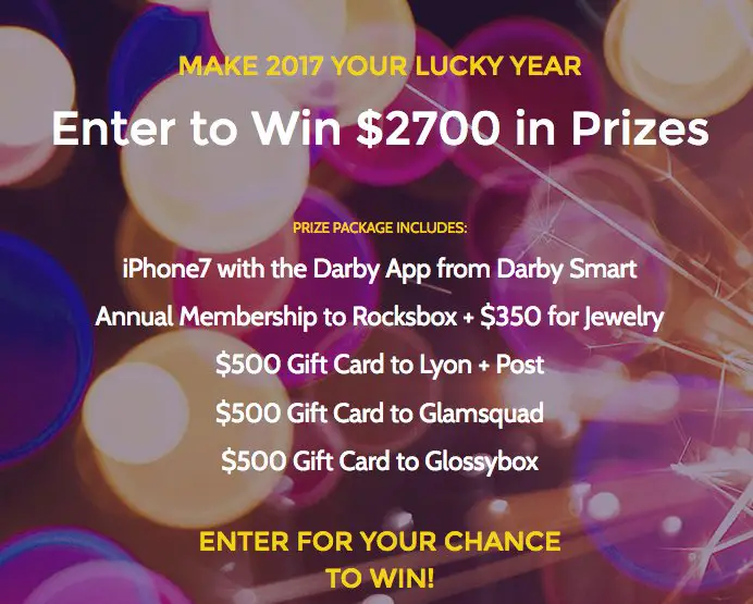 New Year New You Sweepstakes