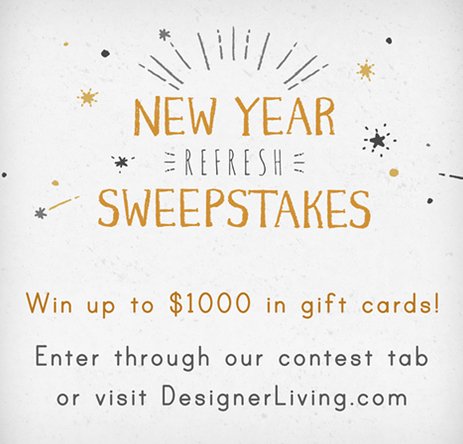 New Year Refresh Sweepstakes