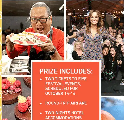New York City Food Festival Sweepstakes!