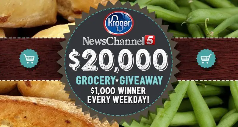 News Channel 5 Kroger Giveaway! $20,000!