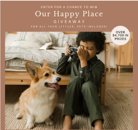 Newton Our Happy Place Giveaway - Win A $4,700 Prize Package