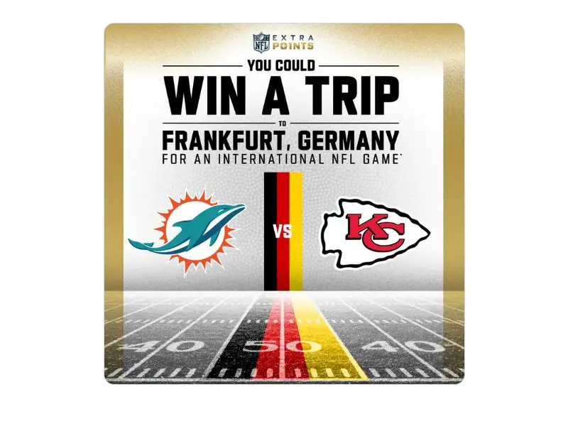NFL Comenity Servicing August International Game Sweepstakes - Win A Trip For 2 For An NFL Game In Germany