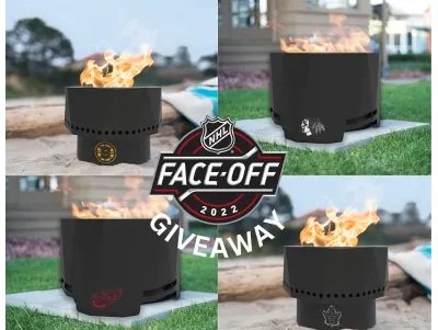 NHL Face-Off Giveaway - Win a Smokeless Patio and Fire Pit