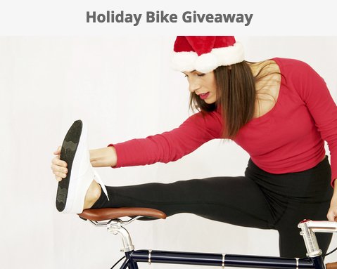 Nice Holiday Bike Giveaway
