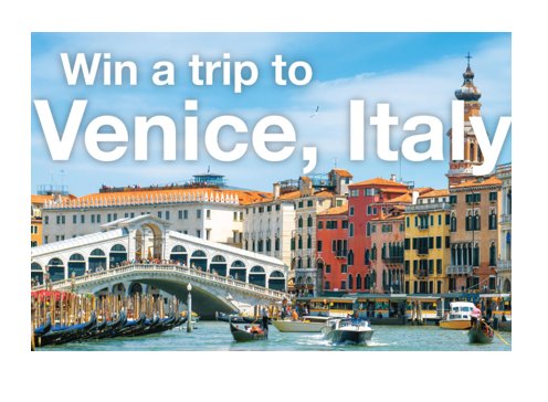 Nice North America Venice Trip Giveaway - Win A Trip For 2 To Venice, Italy
