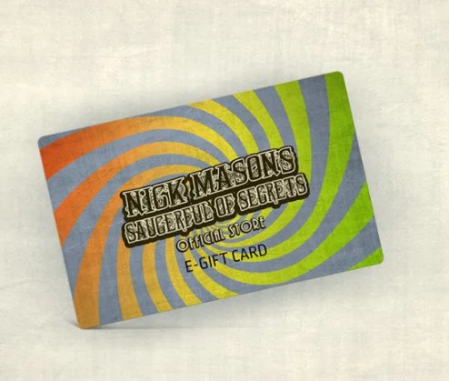 Nick Mason’s Saucerful of Secrets Shopping Spree Sweepstakes - $100, $50 & $25 Gift Cards Up For Grabs!