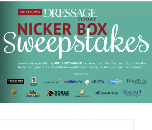 Nicker Box Sweepstakes