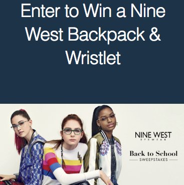 Nine West Back To School Giveaway