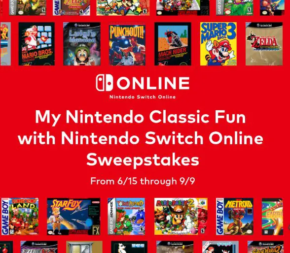 Nintendo Switch Online Sweepstakes - Retro‑themed Nintendo Prize Packs Up For Grabs (5 Winners)
