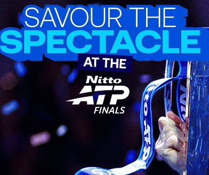 Nitto ATP Finals Sweepstakes - Win a Trip for 2 to the 2027 Nitto ATP Finals in Turin, Italy