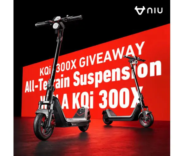NIU K300 Series Release Giveaway - Win A Brand New Electric Scooter