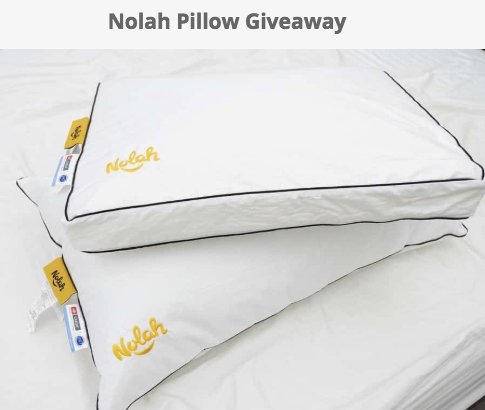 Nolah Pillow Giveaway