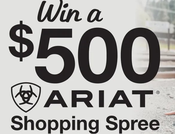 North 40 $500 Ariat Shopping Spree Sweepstakes - Win A $500 Gift Card