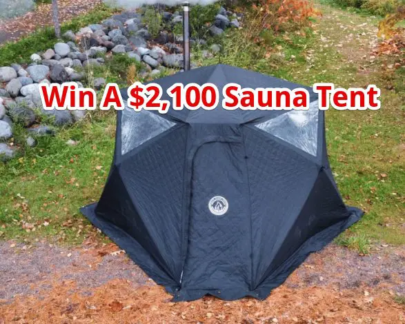 North Shore Sauna Sauna Tent Giveaway - Win A Sauna Tent & More