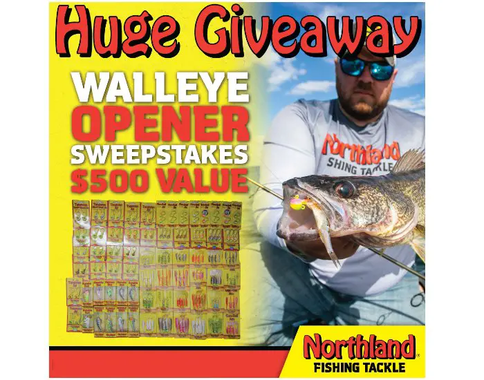 Northland Fishing Tackle Giveaway - Win $500 Worth Of Walleye Fishing Tackle