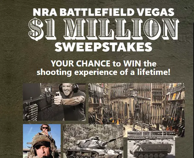 NRA Battlefield Vegas Sweepstakes - Win Up To $1 Million