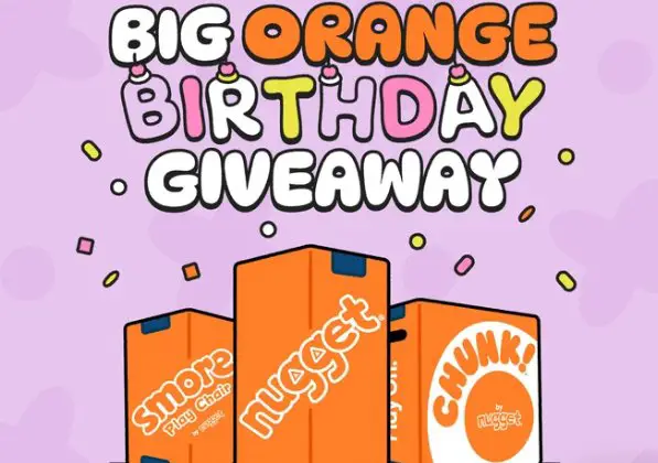 Nugget “Big Orange Birthday” Sweepstakes - Win a Nugget, Chunk, and Smore