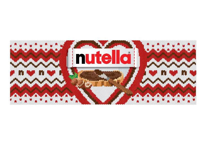 Nutella Holiday Recipe Sweepstakes - Win A Holiday Sweater and A Nutella Jar (60 Winners)