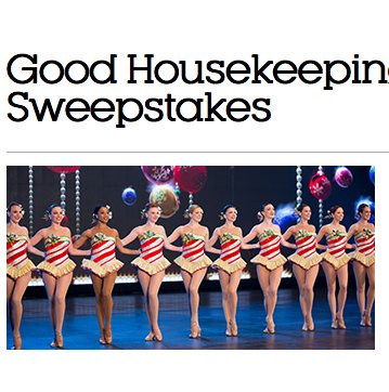 NYC Rockettes Sweepstakes