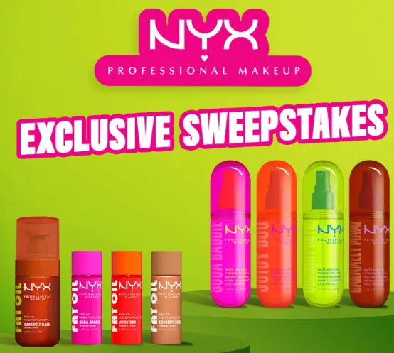NYX Professional Makeup Fat Oil Body Sweepstakes - Win a $148 Makeup Kit (20 Winners)