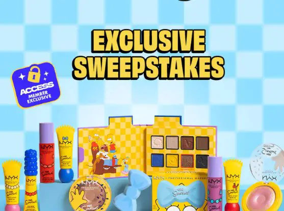 NYX Professional Makeup Vault Sweepstakes - Win $99 Simpsons Vault Makeup Collections (25 Winners)