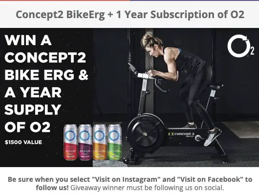 O2 Sports Recovery Concept2 Giveaway