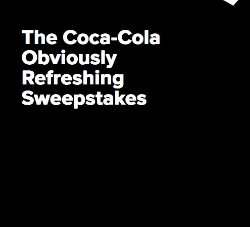 Obviously Refreshing Sweepstakes