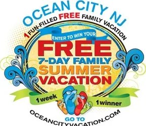 Ocean City Vacation Sweepstakes - Win A $5,000 Family Getaway