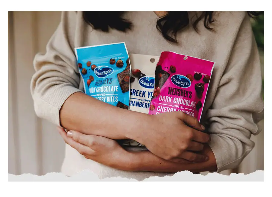 Ocean Spray Cranberries, Inc. Enrobed Giveaway - Win Cranberry Bites With Greek Yogurt Or Hershey's Flavors