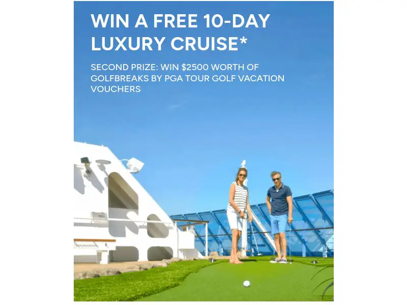 Oceania Cruises Sweepstakes - Win A Free Cruise For 2