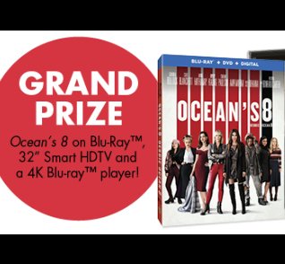 Ocean's 8 Home Entertainment Contest