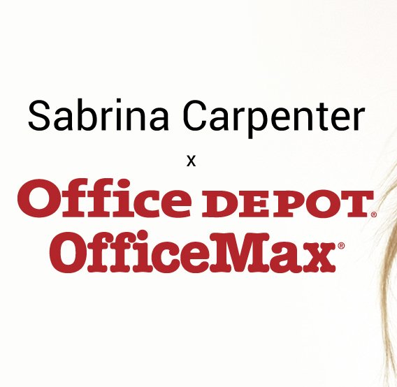Office Depot and Sabrina Carpenter Sweepstakes
