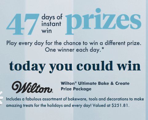Oh, What Fun It is to Win! Sweepstakes