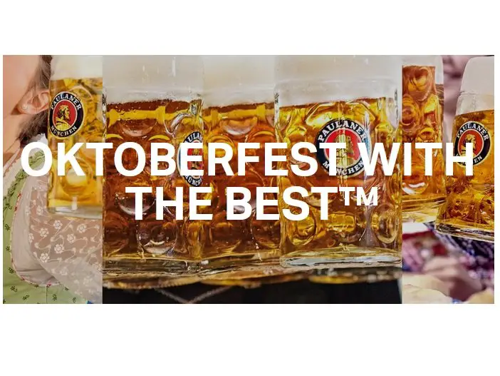 Oktoberfest with the Best™ Sweepstakes - Win Two VIP Tickets to 2023 Oktoberfest in Munich