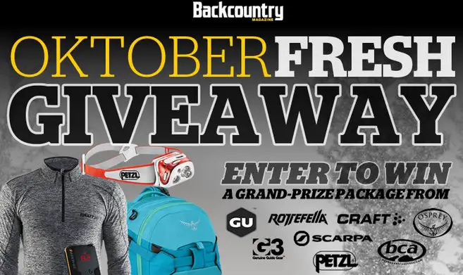 Oktoberfresh Outdoor Sports Giveaway!