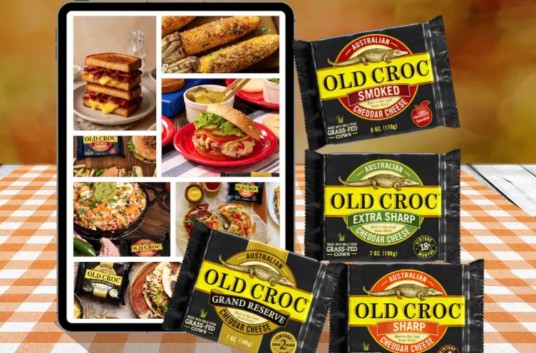 Old Croc Cheese Fall Sweepstakes - Win an iPad & Packs of Assorted Old Croc Cheddar Cheeses
