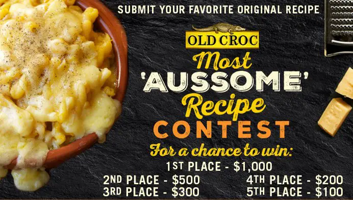 Old Croc Most Aussome Recipe Contest!