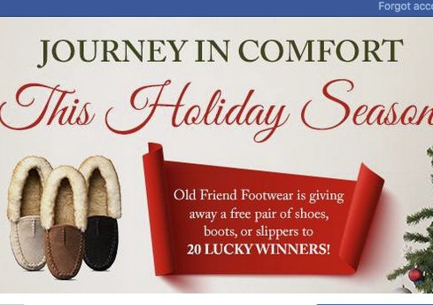 Old Friend Footwear Sweepstakes