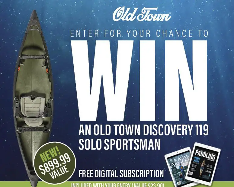 Old Town Discovery 119 Solo Sportsman Giveaway